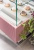 Witryna cukiernicza chłodnicza Dolce Visione Basic 700 BIANCO | 700x670x1300 mm | białe wnętrze